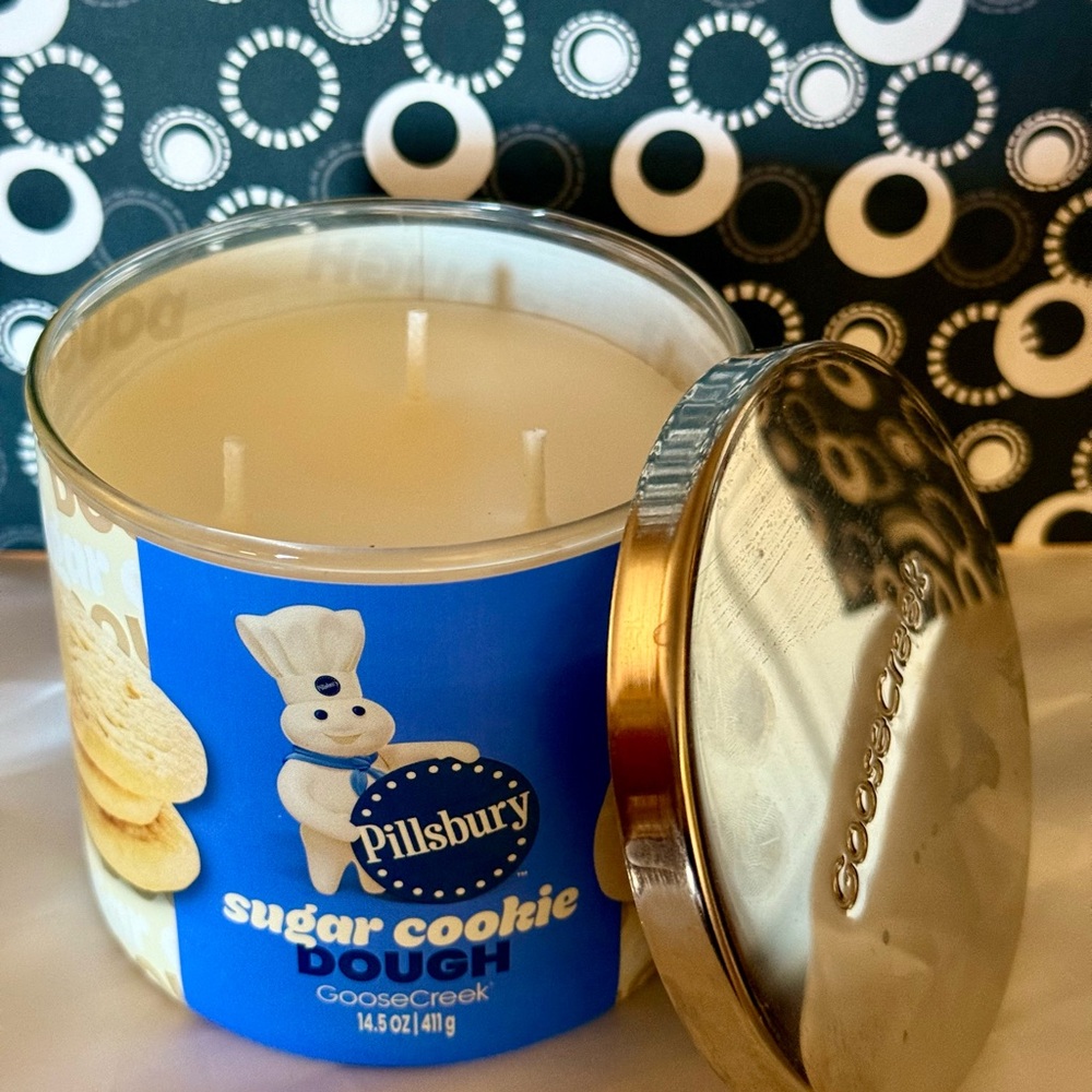 Pillsbury 3-Wick Candle Sugar Cookie Dough Goose Creek New